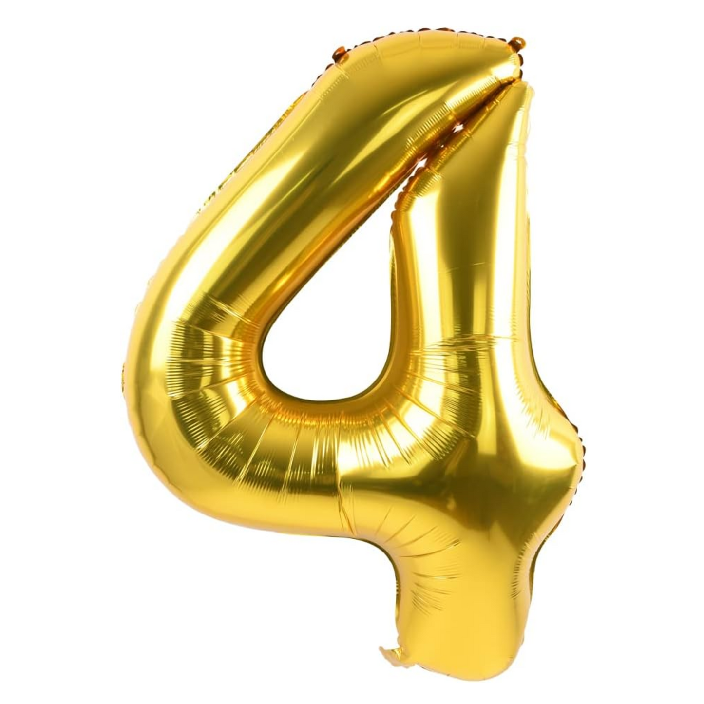 34 In. Gold Number 4 Balloon