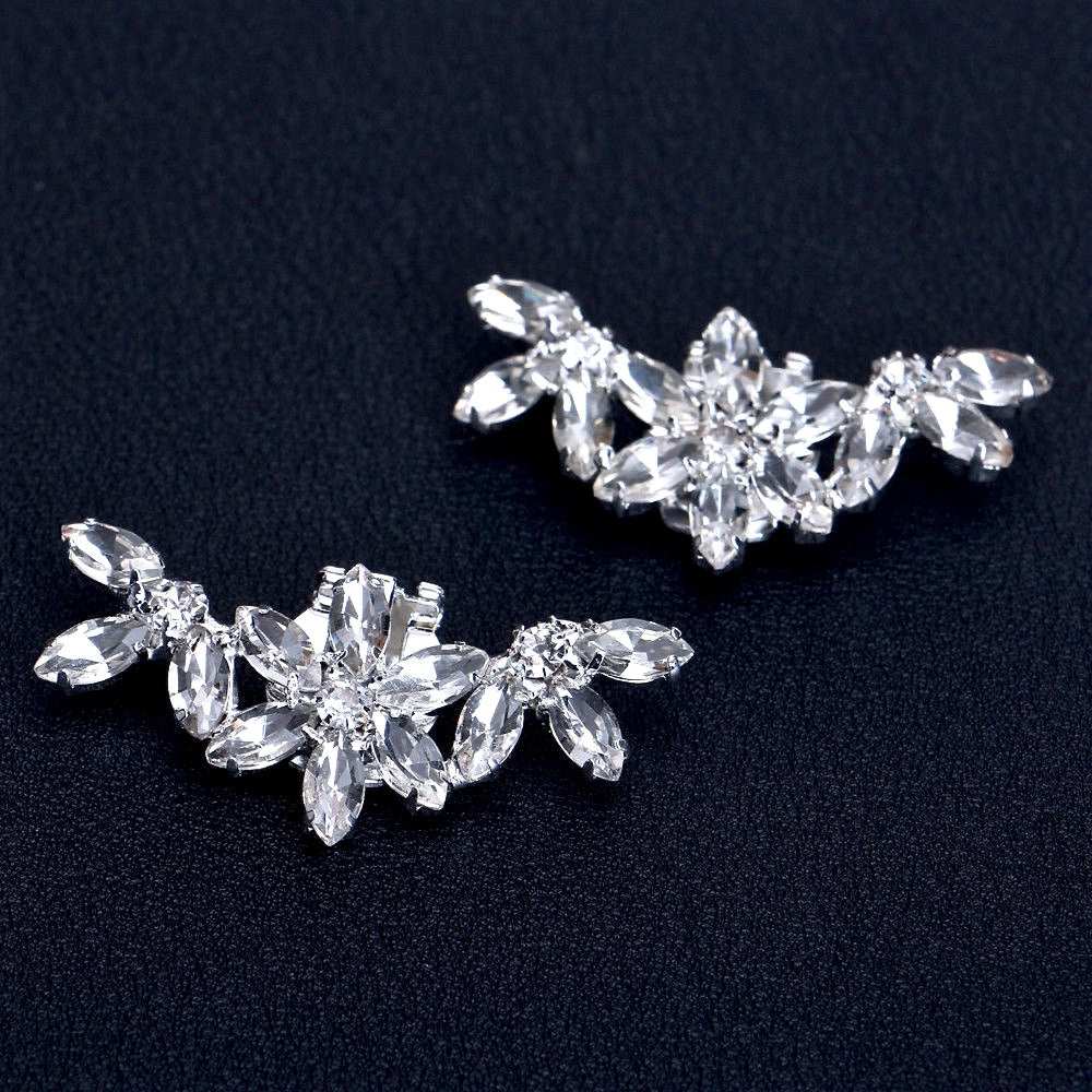 Paris - Crystal Bridal Shoe Clips