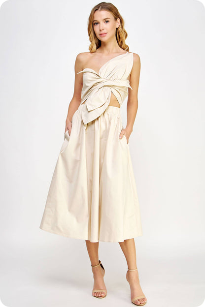 Knotted Bow Dress in color options