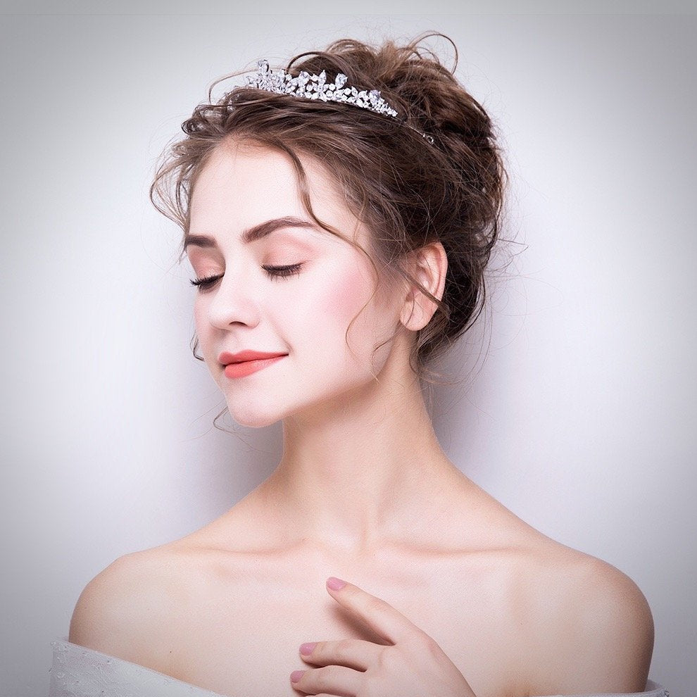 Theresa - Wedding Cubic Zirconia Tiara