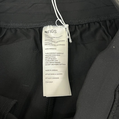 FIGS Zamora Jogger Scrub Pants Women's Sz XXST (Tall) 31" Inseam Black 1000208