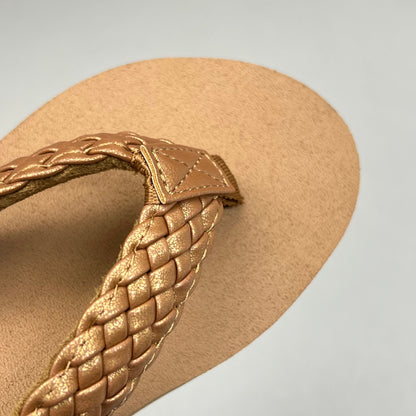 COBIAN Braided Bounce Sandals Women's SZ 9, EU 39.5 Chestnut BRB10-210-9