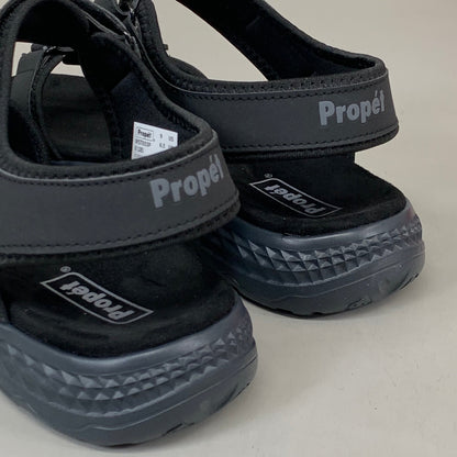 PROPET Travelactiv Aspire Sandals X(2E) Women's SZ 12 Black WST053PBLKX-12