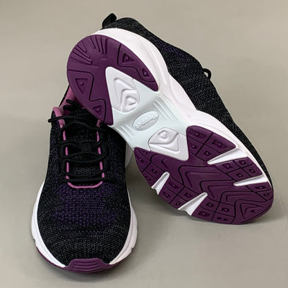 PROPET Stability Fly Sneaker X(2E) Women's SZ 5.5 Black/Berry WAA072MBBYX-05H