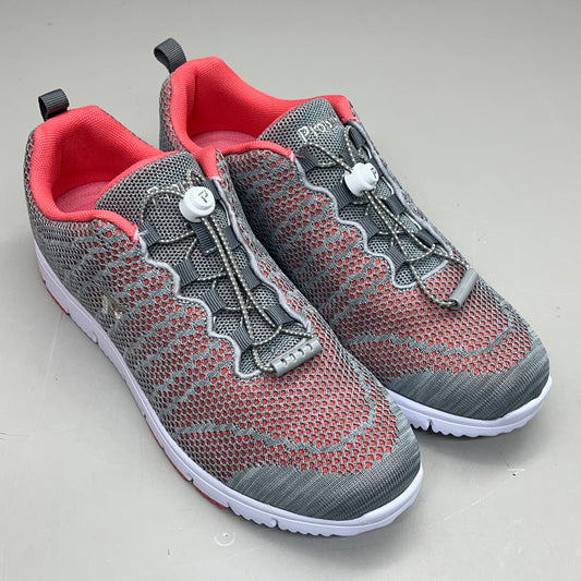 PROPET Travel Walker Evo Shoe Women's Sz 10 Width M(B) Coral/Grey WAT062M