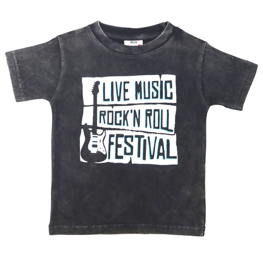 ☀️Kids Short Sleeve Enzyme Tee - Live Music