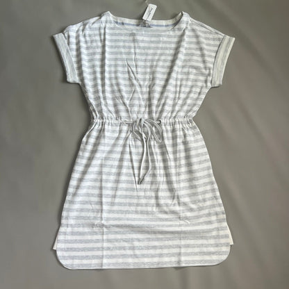 TOMMY BAHAMA Women's Short Sleeve Amira Stripe Short Dress Size L Grey (New)