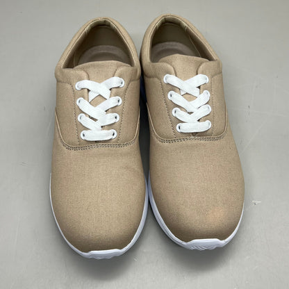 PROPET Flicker Canvas Sneaker Diabetic Friendly Women's Sz 9.5 W(D) Tan WAA192C