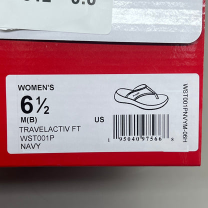 PROPET Travel Activ FT Sandal Waterproof Flexible Women Sz 6.5 M(B) Navy WST001P