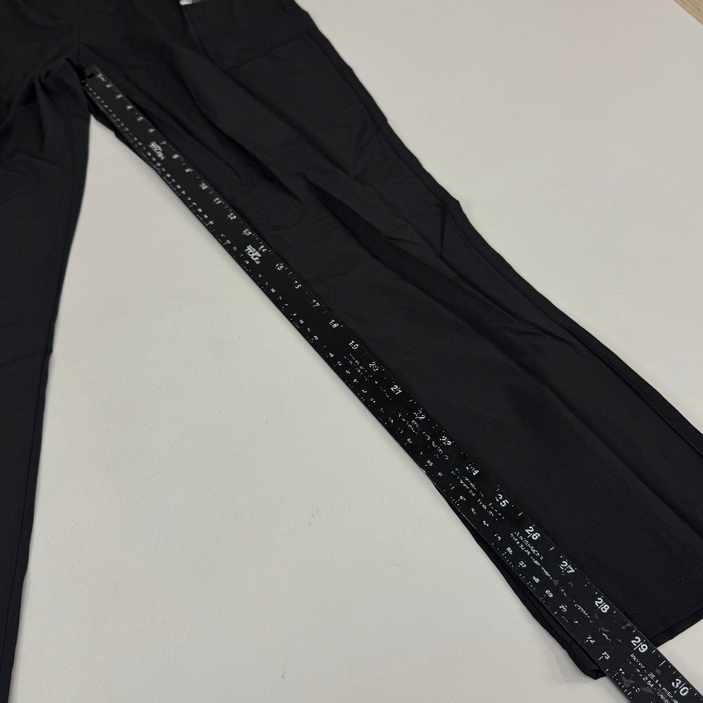 GREEN TOWN 4 Flex Scrubs Jumpsuit Cinch In Waist Women's Sz S Black GFX-023AST