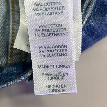 FRAME DENIM Button Cuffs Soft Jacket  Women's Sz M  Medium Blue Wash