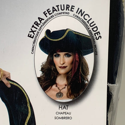 CALIFORNIA COSTUMES Women's Brazen Buccaneer Costume Sz-L Multicolor 01393