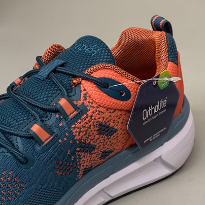 PROPET Ultra Lace-up Sneaker Shoes Women's SZ 9.5 Teal/Coral WAA282MTLCN-09H