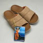 COBIAN Tolula Slide Enhanced Cushion Suede Strap Women's Sz 8 Tan TOL24-230-08