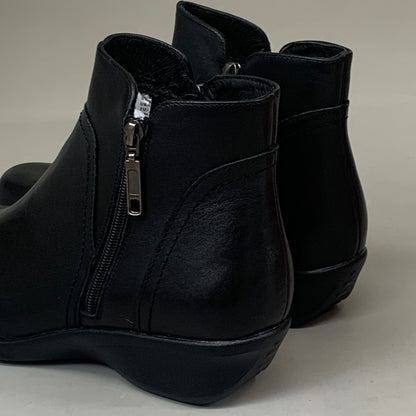 PROPET Waverly Leather Walking Ankle Boot W(D) Women's SZ 10 Black WFX085LBLKW-10