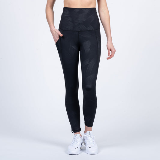 Venice Ultra High Waisted Postpartum Tummy Control Legging (Brush Stroke)