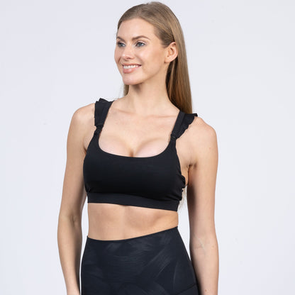 Madison - Medium Support Nursing Sport Bra (Noir)