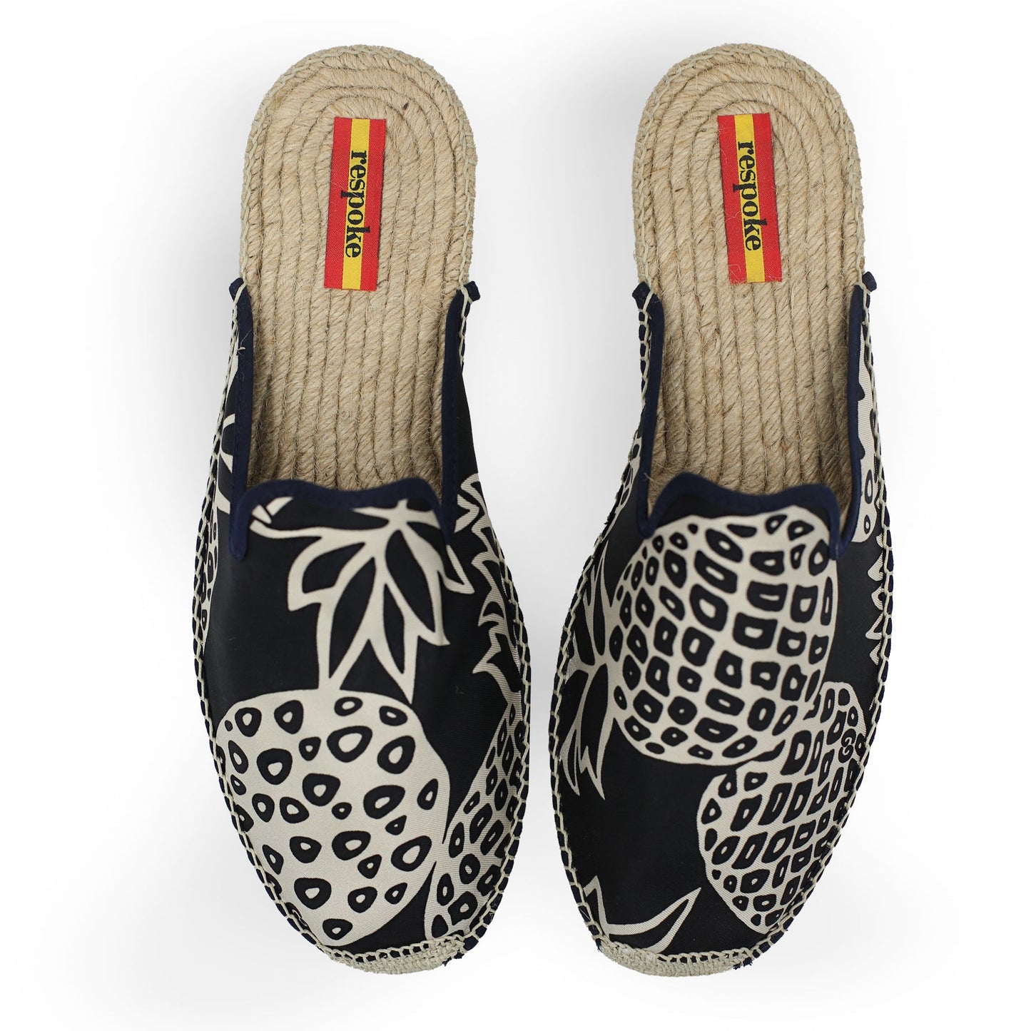 ANANAS Black Mule Espadrilles