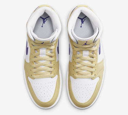 Jordan 1 Mid Lemon Wash Lapis New Size 12W / 10.5M
