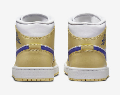 Jordan 1 Mid Lemon Wash Lapis New Size 12W / 10.5M