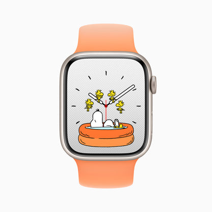 Apple Watch Series 9 (2023) – 45mm GPS Wi-Fi – Aluminum Case with Sport Band