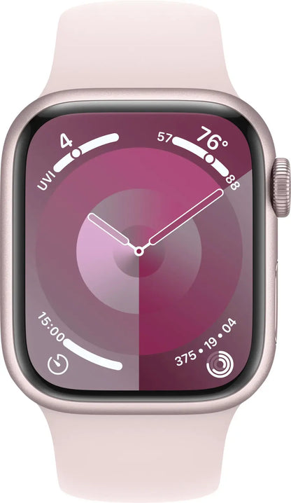 Apple Watch Series 9 (2023) – 45mm GPS Wi-Fi – Aluminum Case with Sport Band
