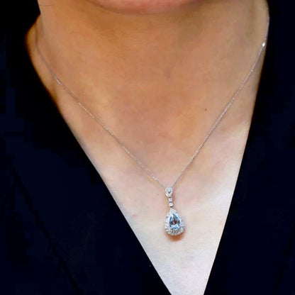 Isela - Aqua Blue Art Deco Bridal Jewelry Set