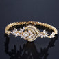 Narissa - Art Deco CZ Bridal Bracelet - Available in Silver, Rose Gold and Yellow Gold