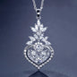 Narissa - Art Deco CZ Bridal Necklace - Available in Silver, Rose Gold and Yellow Gold
