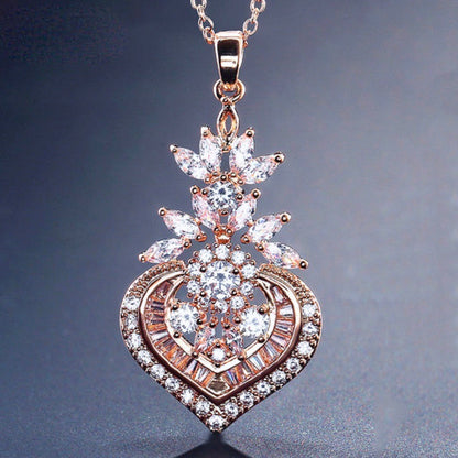 Narissa - Art Deco CZ 3-Piece Bridal Jewelry Set - Available in Silver, Rose Gold and Yellow Gold