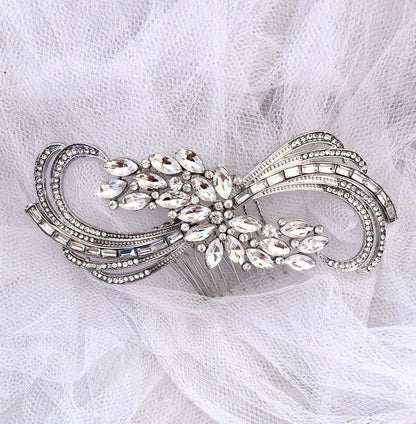 "Aurora" - Austrian Crystal Bridal Hair Comb