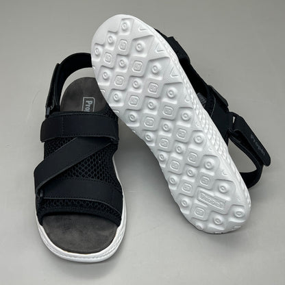 PROPET Travel Activ Sport Lightweight Women's Sz 8.5 W(D) Black/White WST013P