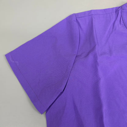 GREEN TOWN 4 Flex Scrubs Jumpsuit Cinch In Waist Women's Sz L Ultra Violet GFX-023AST