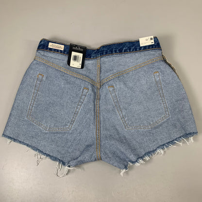 LEVIS 501 Original Fit High Rise Shorts Medium Wash Women's Sz 29 Mega Vibe Blue