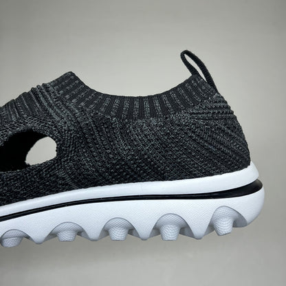 PROPET TravelActiv Avid Knit Shoe Women's Sz 9 W(D) Black WAT064MMBLKW-09