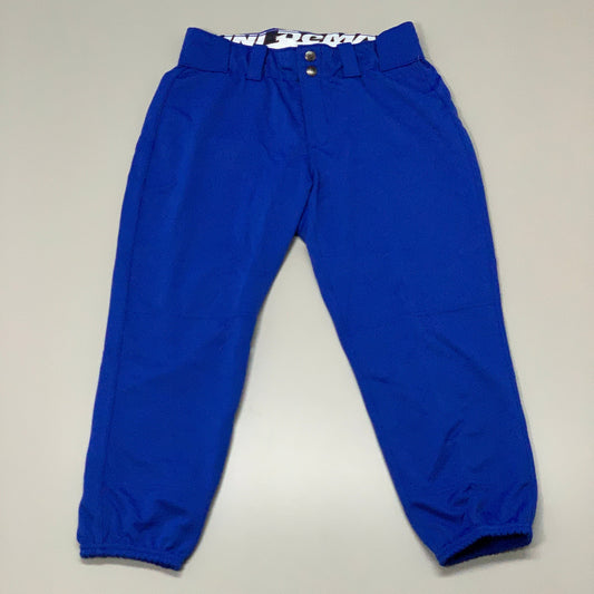DEMARINI Fierce Fastpitch Belted Softball Pant Women's Sz M Blue WTD304001M