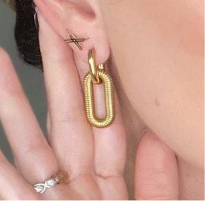 Gold-Plated Earrings -clearance
