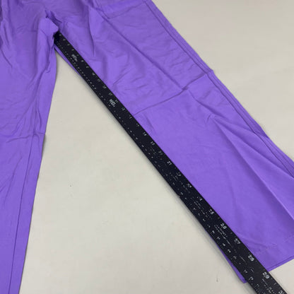 GREEN TOWN 4 Flex Scrubs Jumpsuit Cinch In Waist Women's Sz L Ultra Violet GFX-023AST