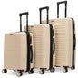 Excavator 3 Piece Expandable Tough Luggage Set