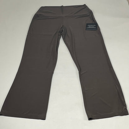 NORMA KAMALI Lightweight Slinky Jersey Fabric Boot Pant Women's Sz XL Chocolate