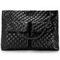 Diana Quilted Vegan Leather Weekender Tote Bag