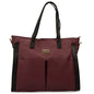 Rose Vegan Leather Weekender Tote Bag