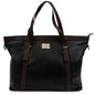 Anna Vegan XL Leather Weekender Duffel Bag