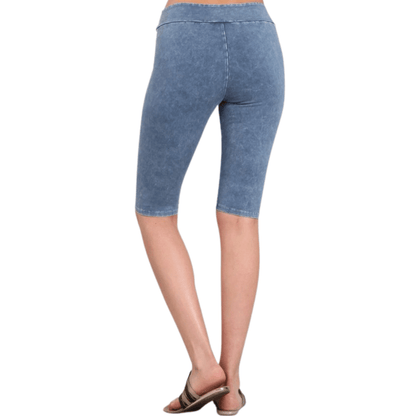 Ladies Longer Length Biker Shorts Made in USA