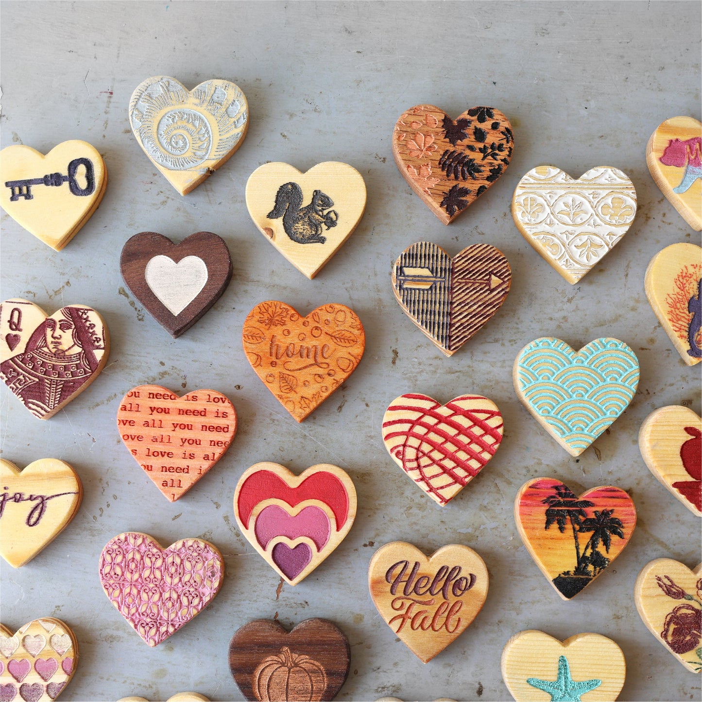 Engraved Hearts