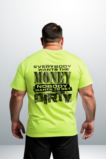 Dirty - Safety Yellow T-Shirt