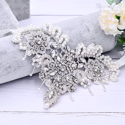 Beaded Lace Wedding Ankle Jewelry, Barefoot Sandals