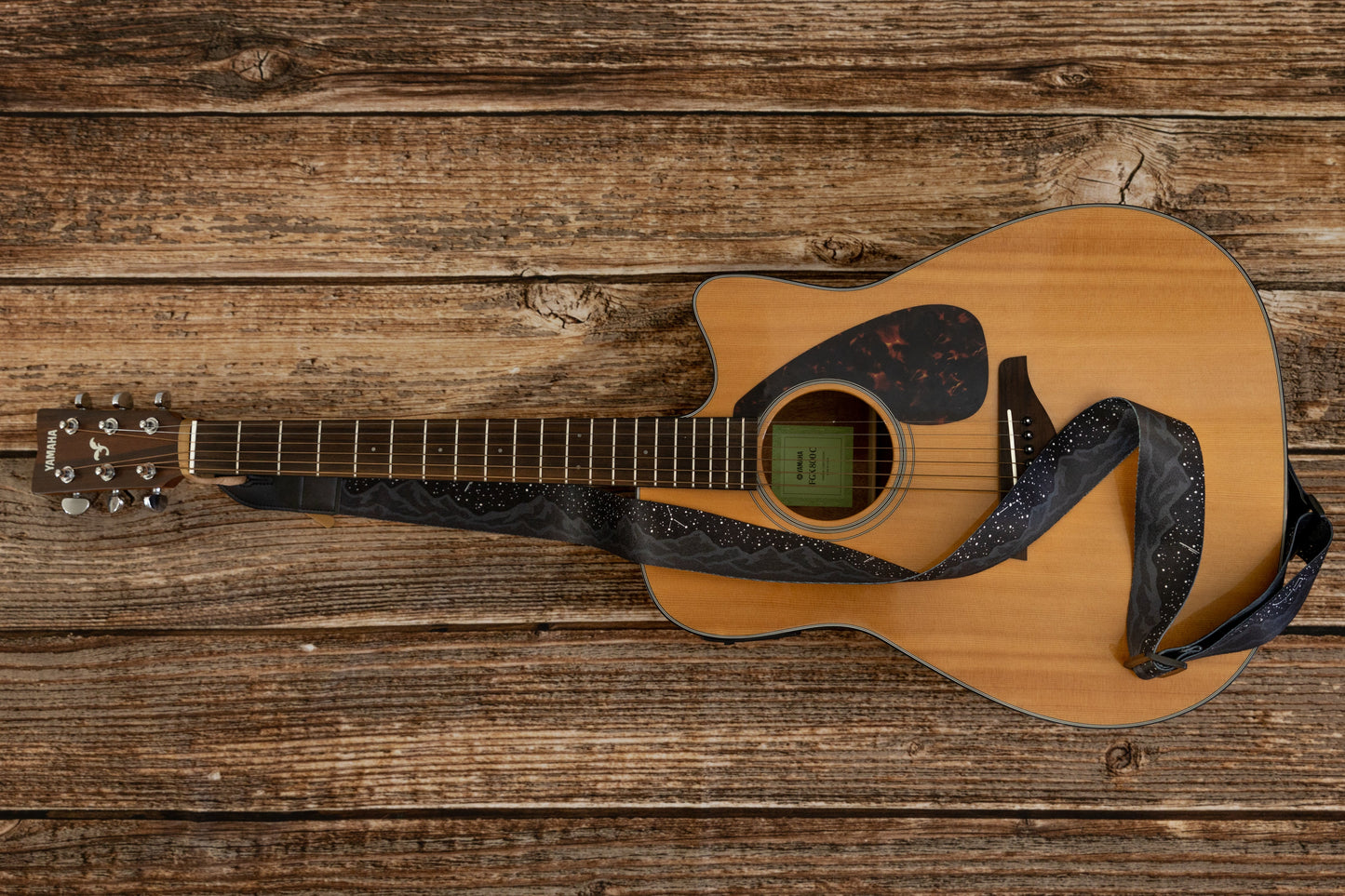 Midnight Mountain Guitar Strap