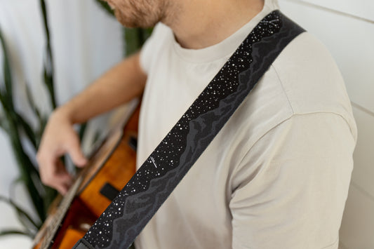 Midnight Mountain Guitar Strap