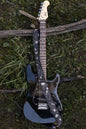 Black Vine Guitar Strap